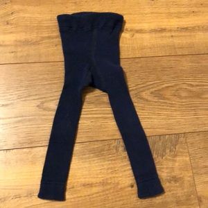 Navy Hanna Andersson knit tights